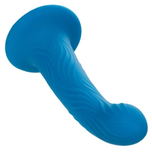 CALEXOTICS  WAVE RIDER RIPPLE ANAL PLUG BLUE
